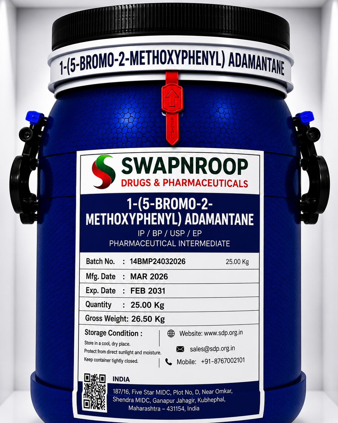 1-(5-Bromo-2-Methoxyphenyl) Adamantane Manufacturer & Supplier in India | Bulk Exporter