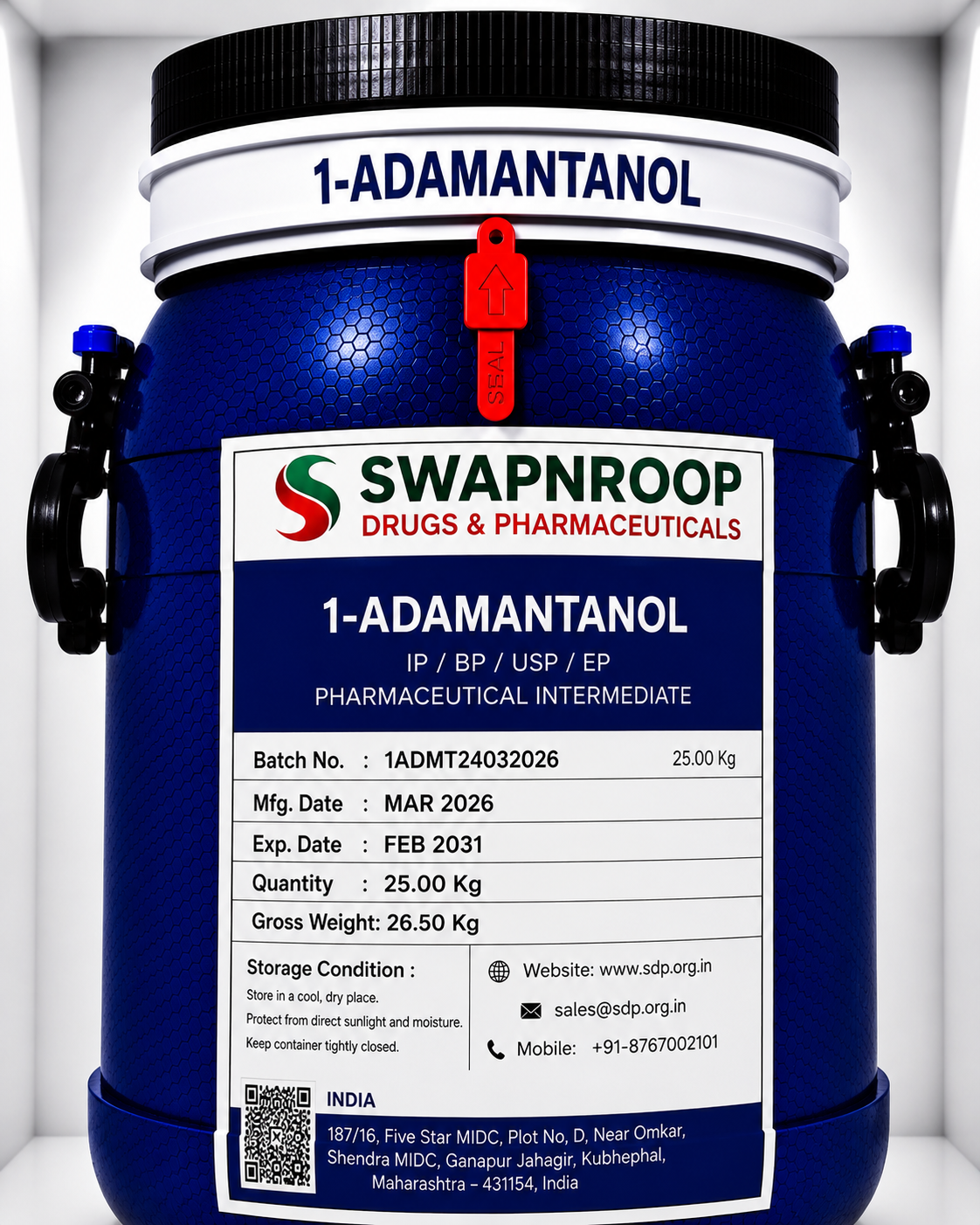 1-Adamantanol Manufacturer & Supplier in India | Bulk Exporter