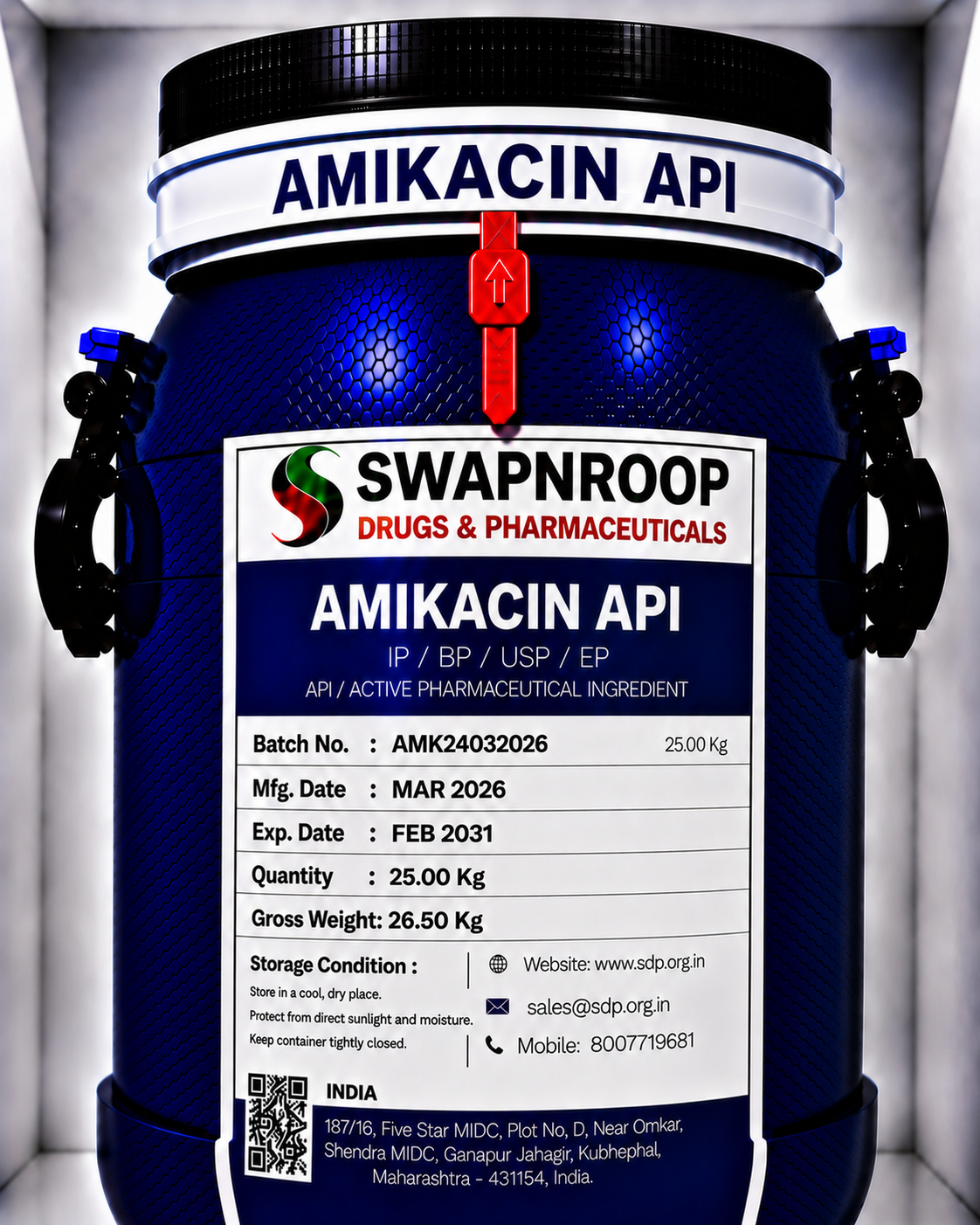 Amikacin API Manufacturer & Supplier in India | Pharmaceutical Grade Amikacin API | Intermediates.ai