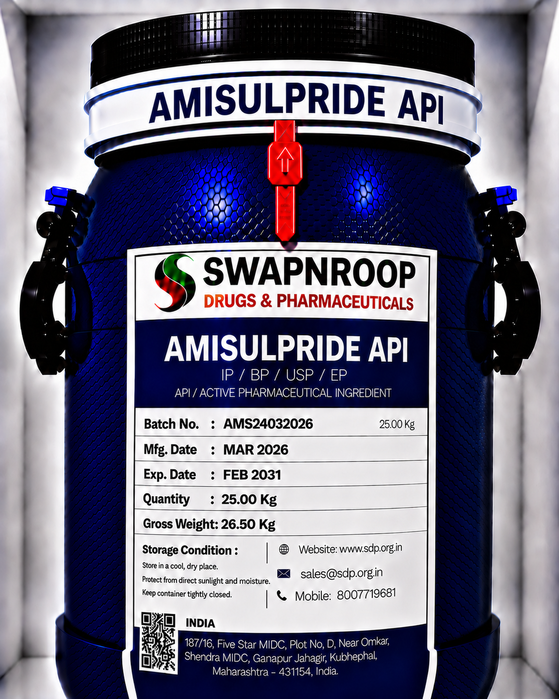 Amisulpride API Manufacturer & Supplier in India | Pharmaceutical Grade Amisulpride API | Intermediates.ai