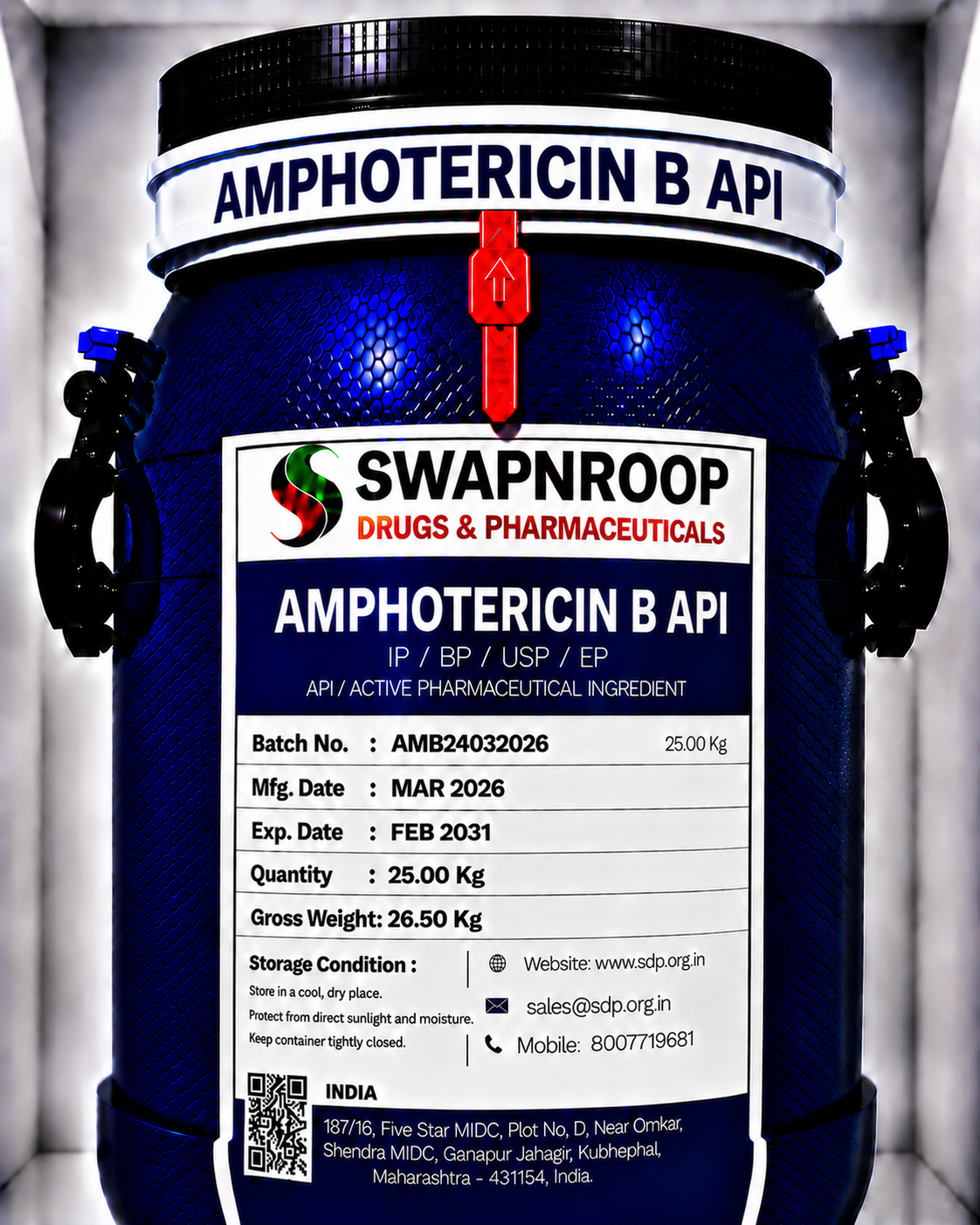 Amphotericin B API Manufacturer & Supplier in India | Pharmaceutical Grade Amphotericin B API | Intermediates.ai