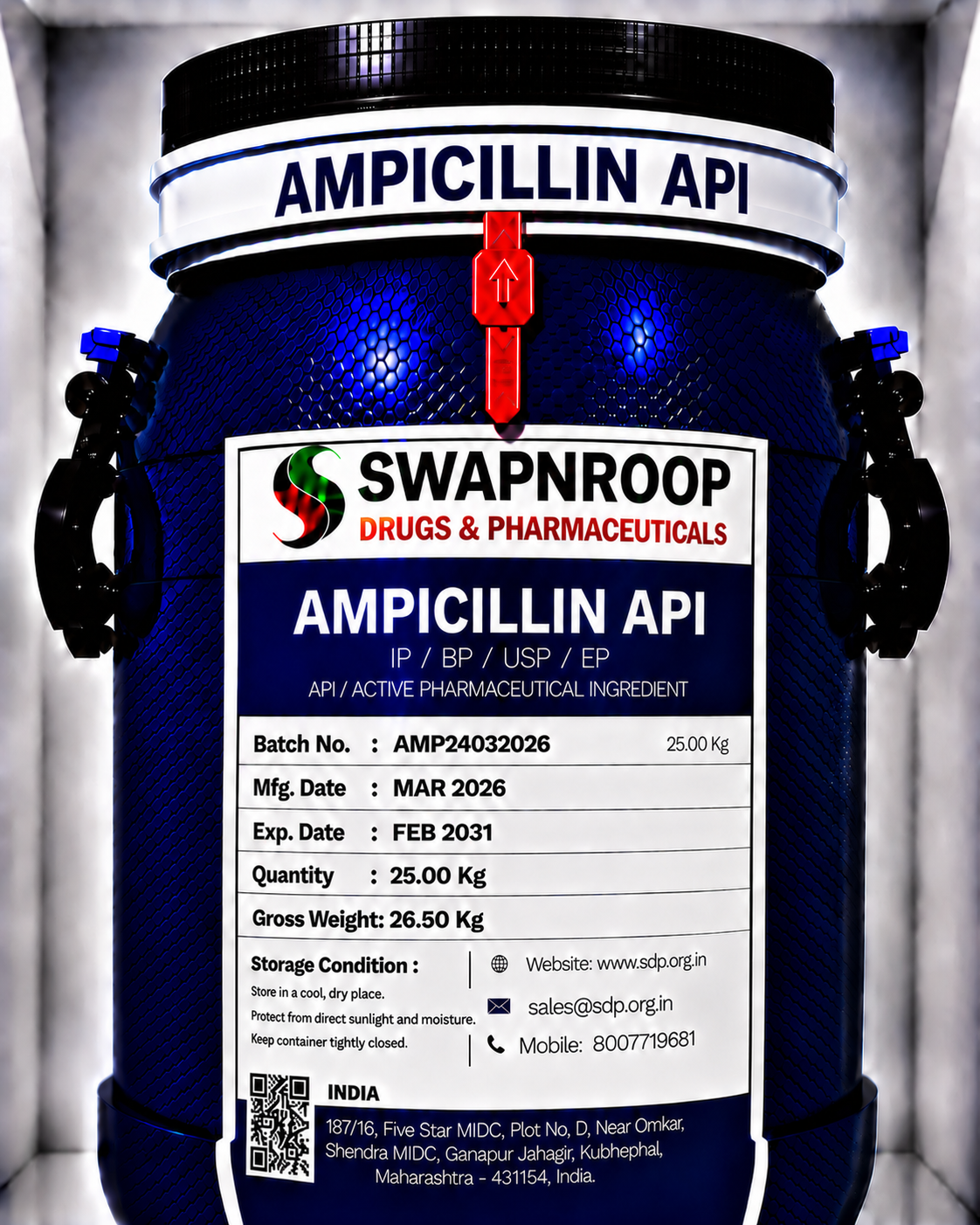Ampicillin API Manufacturer & Supplier in India | Pharmaceutical Grade Ampicillin API | Intermediates.ai